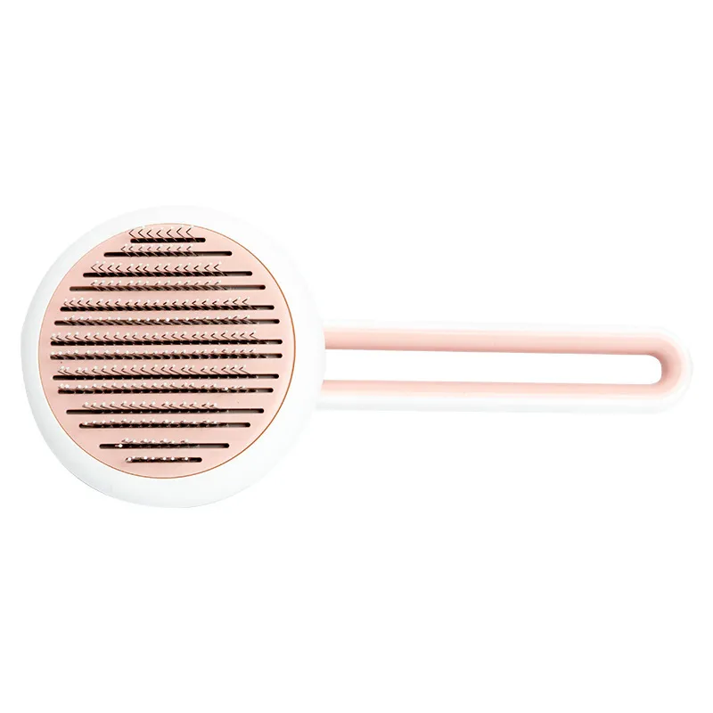 Pet Dog Hair Remover Cat Brush Grooming Tool Automatic Massage Comb Round Hair Brush For Cat Dog Pet Supplies – image 7