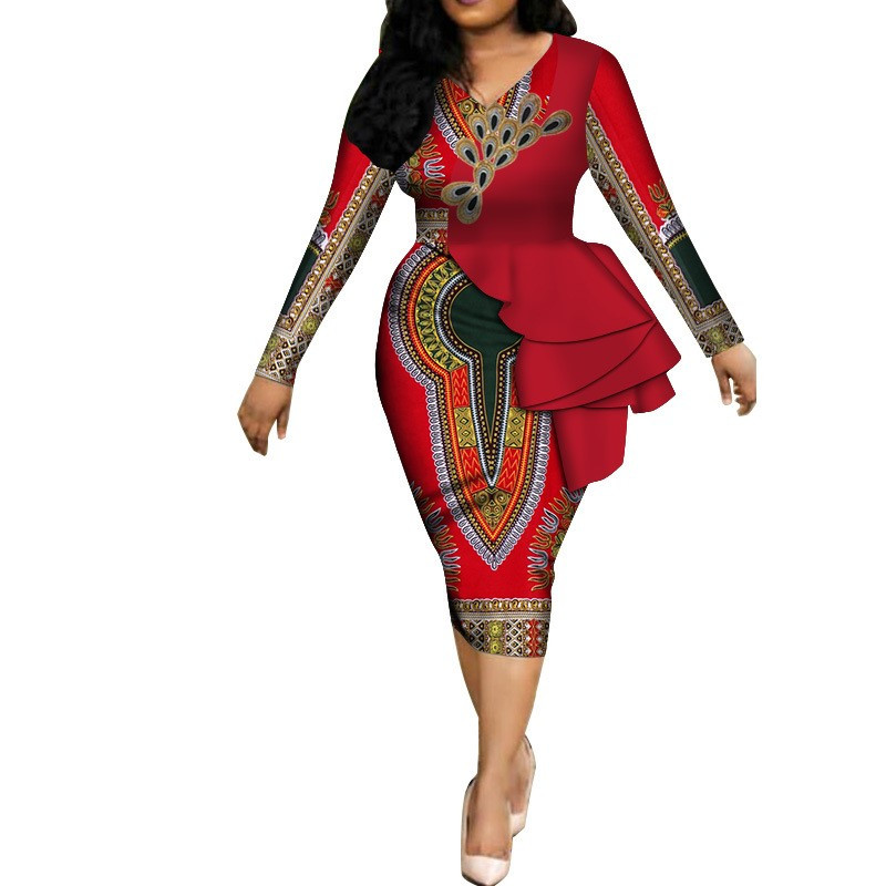 Elegant Waxcloth Women'S Mid-Style Dress