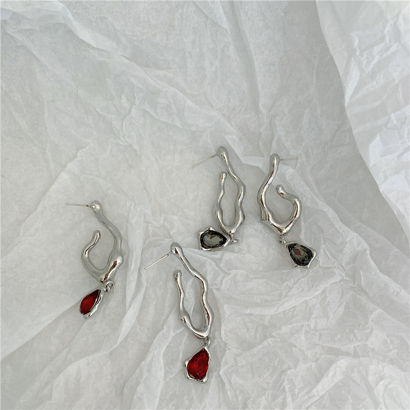 European And American New Gem Earrings