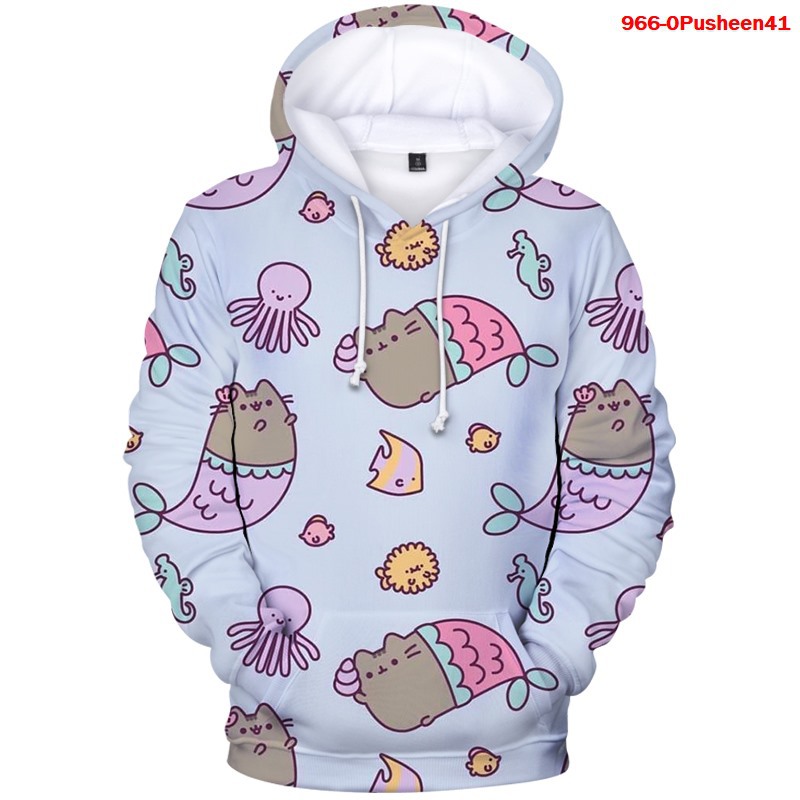 Fleece Full-Color Hoodie Casual Top