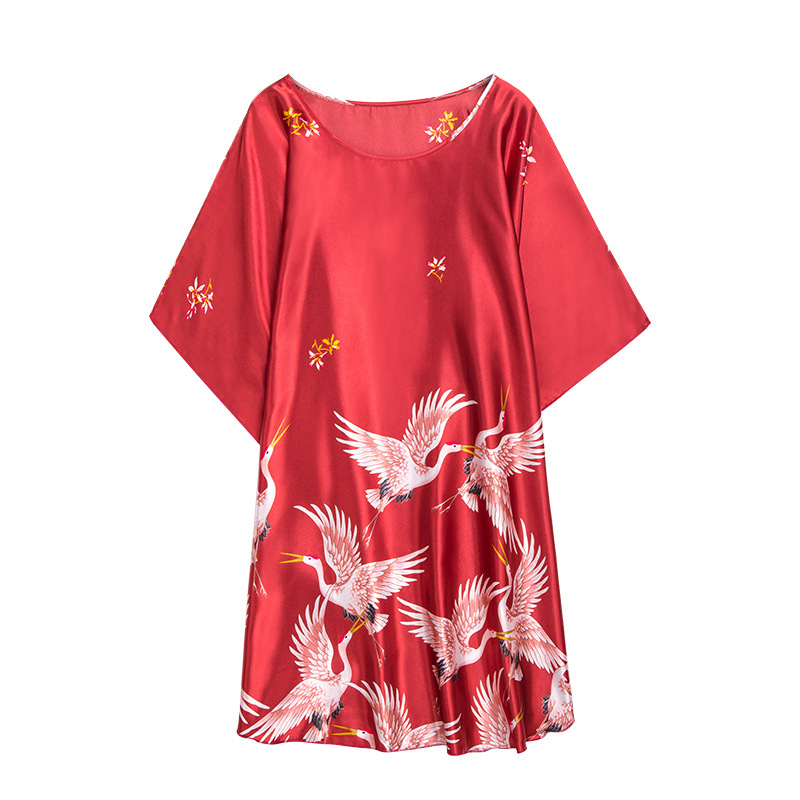 Title 1, Yaoting Ice Silk Silk Pajamas Ladies Summer Bat...