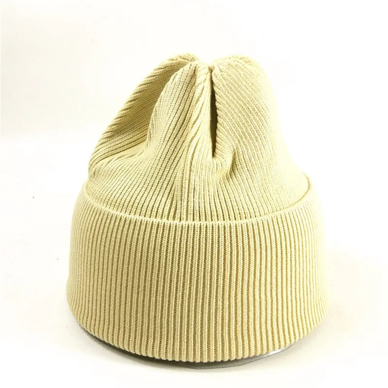 Women's Autumn And Winter Korean Style Japanese All-Match Knitted Hat - Beige