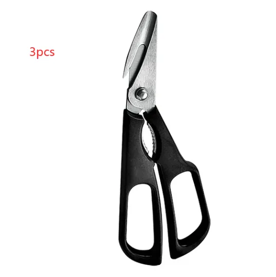 Multifunctional kitchen scissors Black 3Pcs - Shop at LoveMi