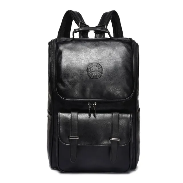 College Style Student Retro Casual Fashion Backpack Black - Shop at LoveMi