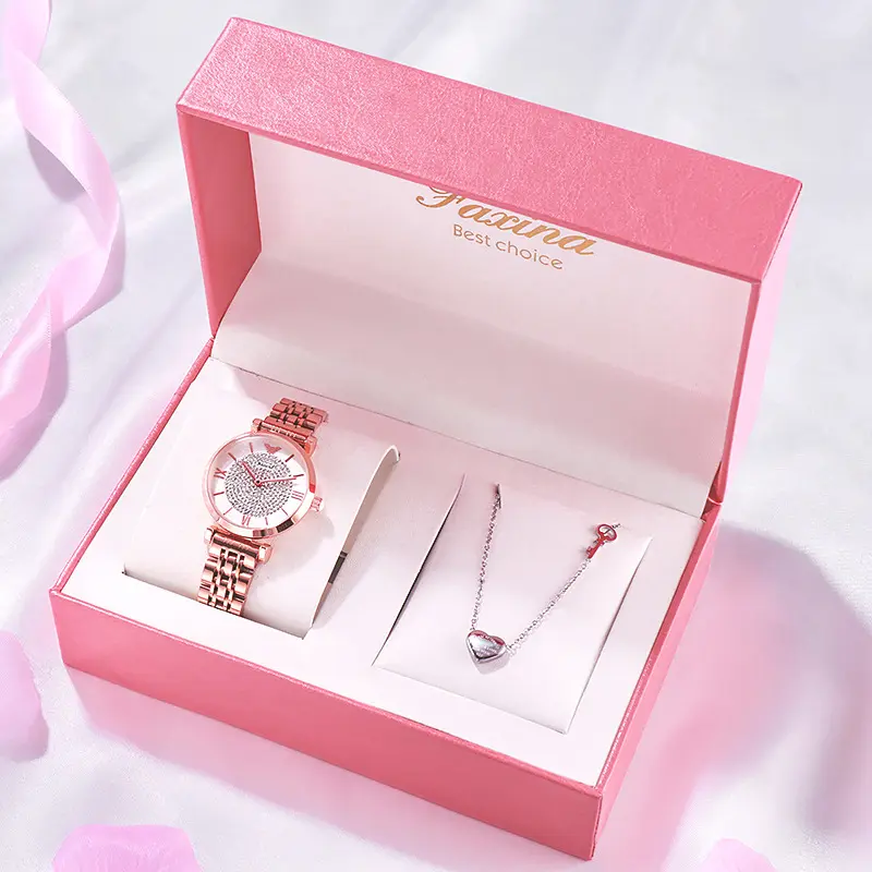 Watch Jewelry Necklace Full Of Star Electronic