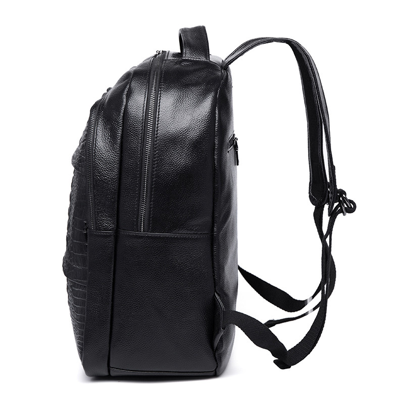 Casual  Pattern Leather Men's Backpack