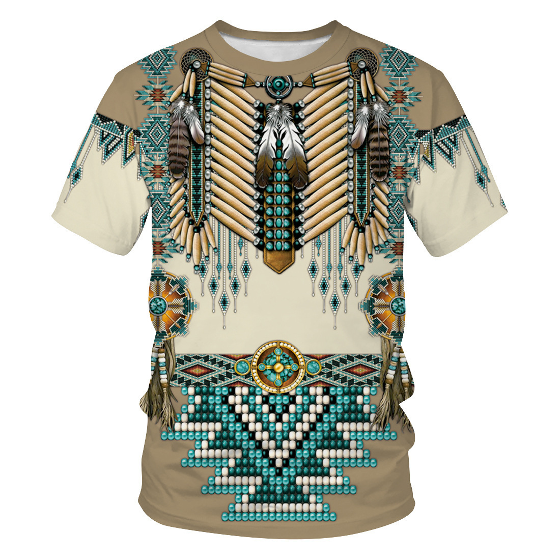 Landscape 3D Digital Printing Men's T-shirt