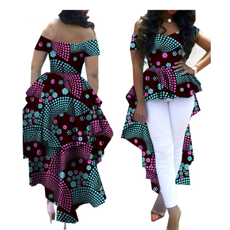 African Printed Whole Cotton Blouse