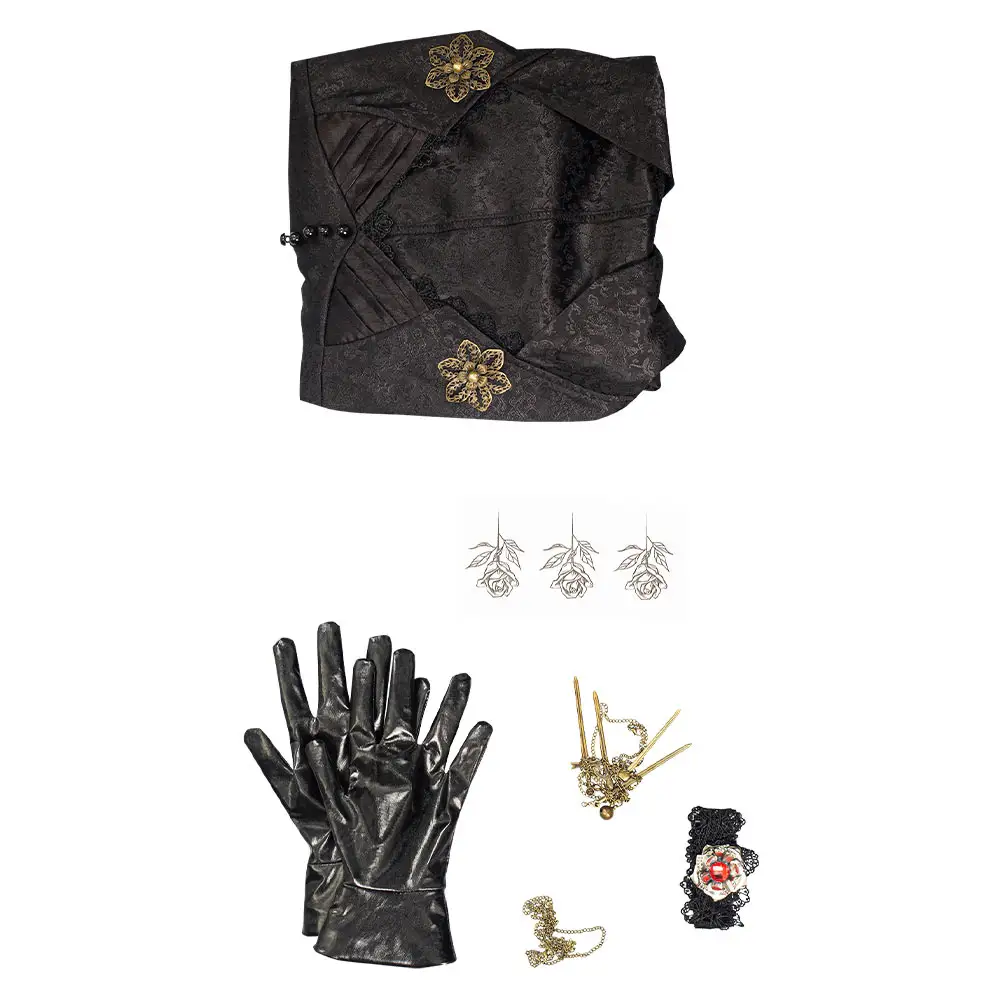 Evil Village Cosplay Costume Vampire Lady Dress