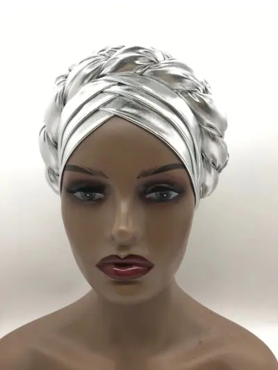 Three-Layer Brim Milk Silk Bronzing Braid Head