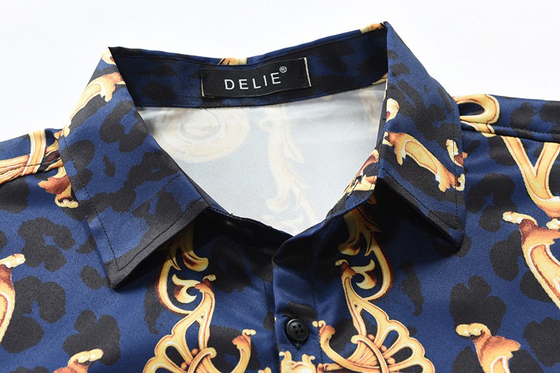 Positioning Printing Casual Shirt Men'S Shirt