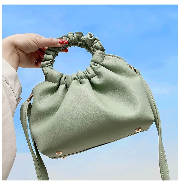 Messenger Bag Western Style One-shoulder Fashion Handbag - Green