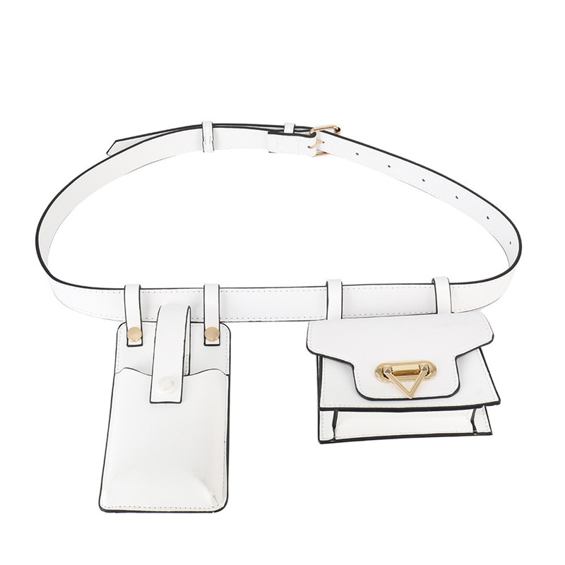 Belt Type Western Style Small Waist Locomotive Messenger Bag