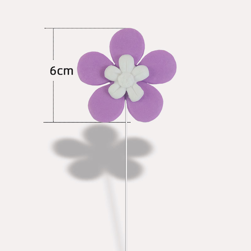 Pink flamingo cake topper tropical party summer flower (red)