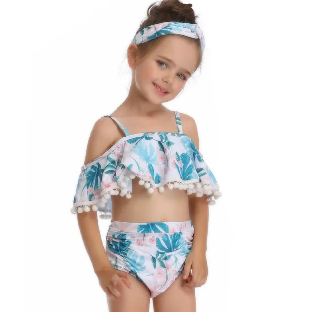 New Children'S Swimwear European And American Girls' Swimwear Manufacturers Spot Blue - Shop at LoveMi