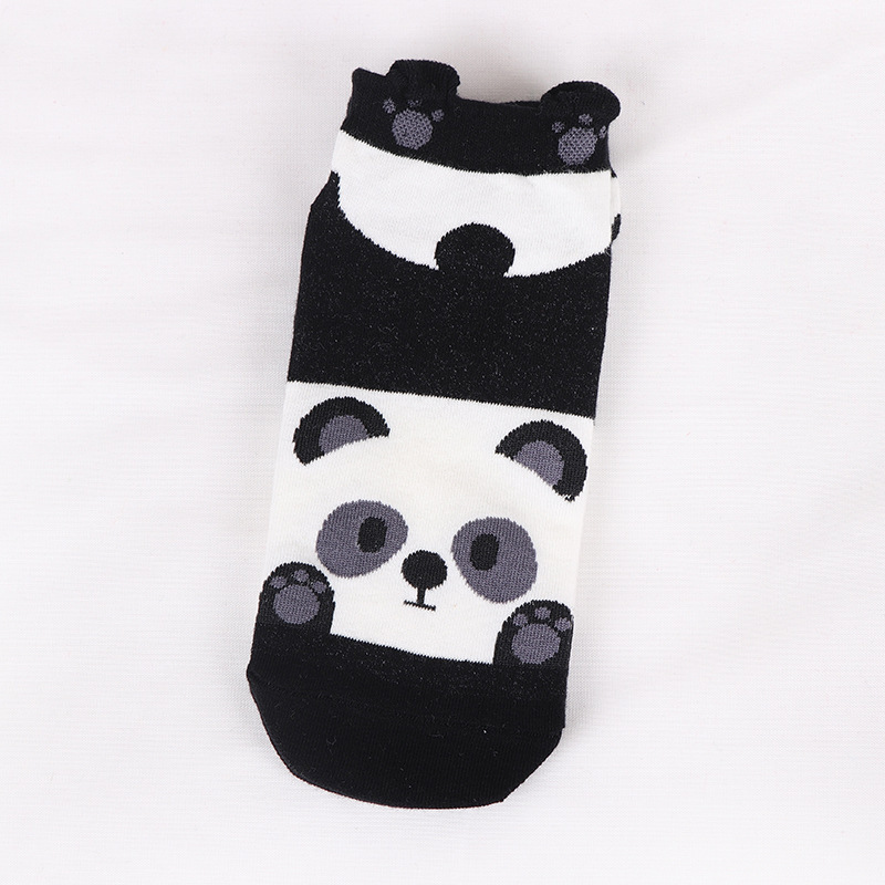 Title 1, Lady Cartoon Animal Bear Socks