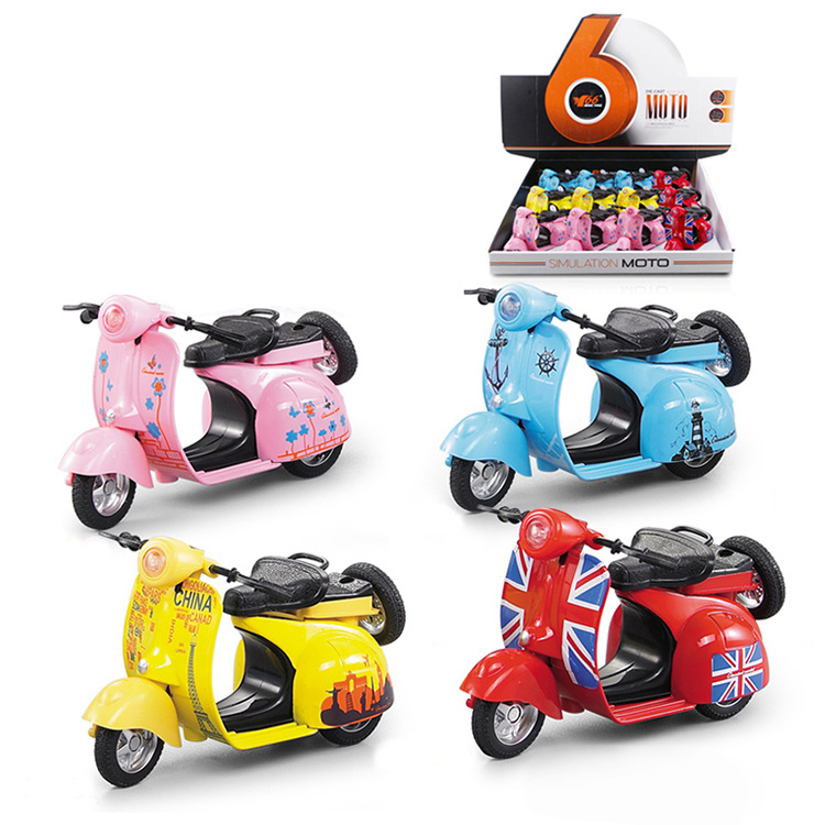 Title 5, Girl Little Sheep Retro Motorcycle Toy