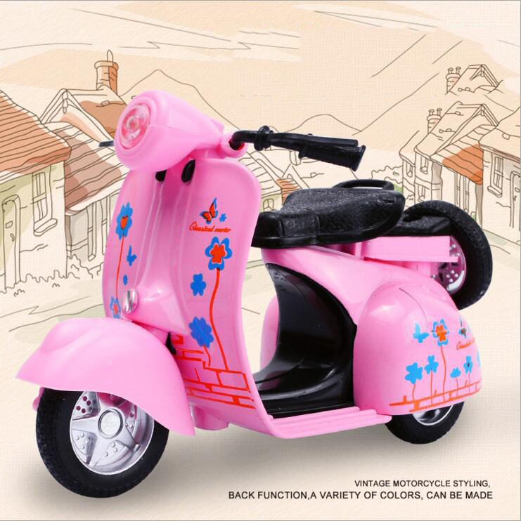 Title 2, Girl Little Sheep Retro Motorcycle Toy