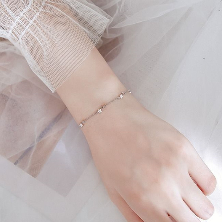 Korean Version Of The New Star Bracelet Female Student Girl Heart Gift Girlfriend Girlfriend Two Niche Design Super Fairy