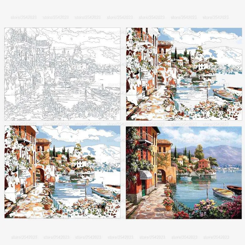 DIY Digital Oil Painting, Coloring, Entrance Painting – image 3