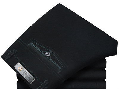 Autumn And Winter Corduroy Men'S Trousers Middle-Aged And Old Thick Loose Straight Leg Velvet Pants Men'S Business Casual Pants Male Dad Pants