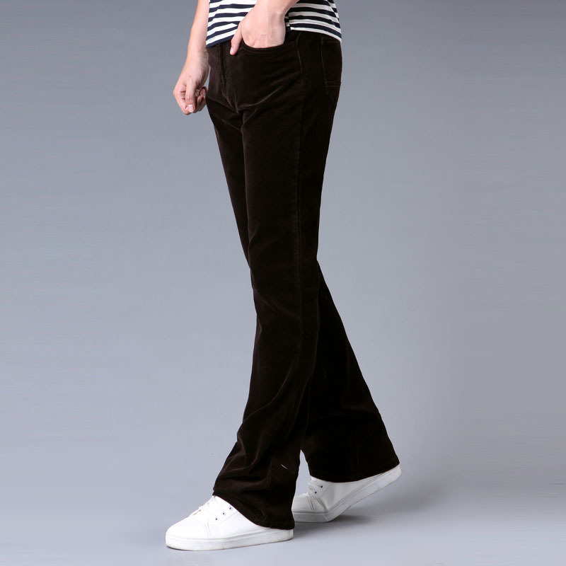 Title 6, Korean Style Stretch Slim Flared Pants. Comfort...