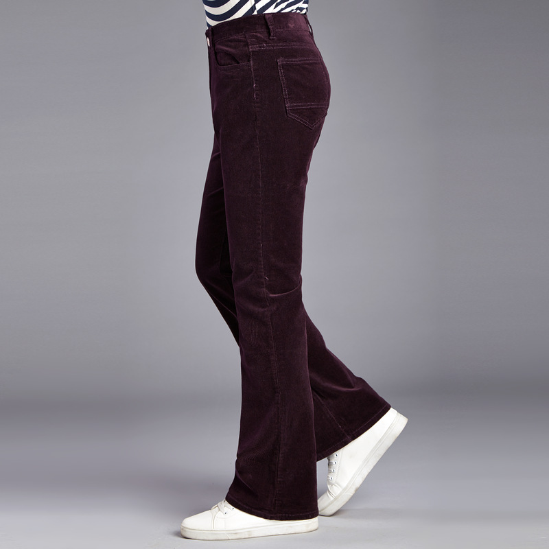 Title 2, Korean Style Stretch Slim Flared Pants. Comfort...