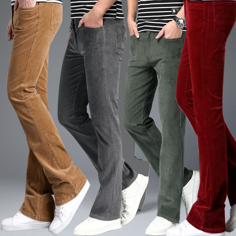 Title 5, Korean Style Stretch Slim Flared Pants. Comfort...