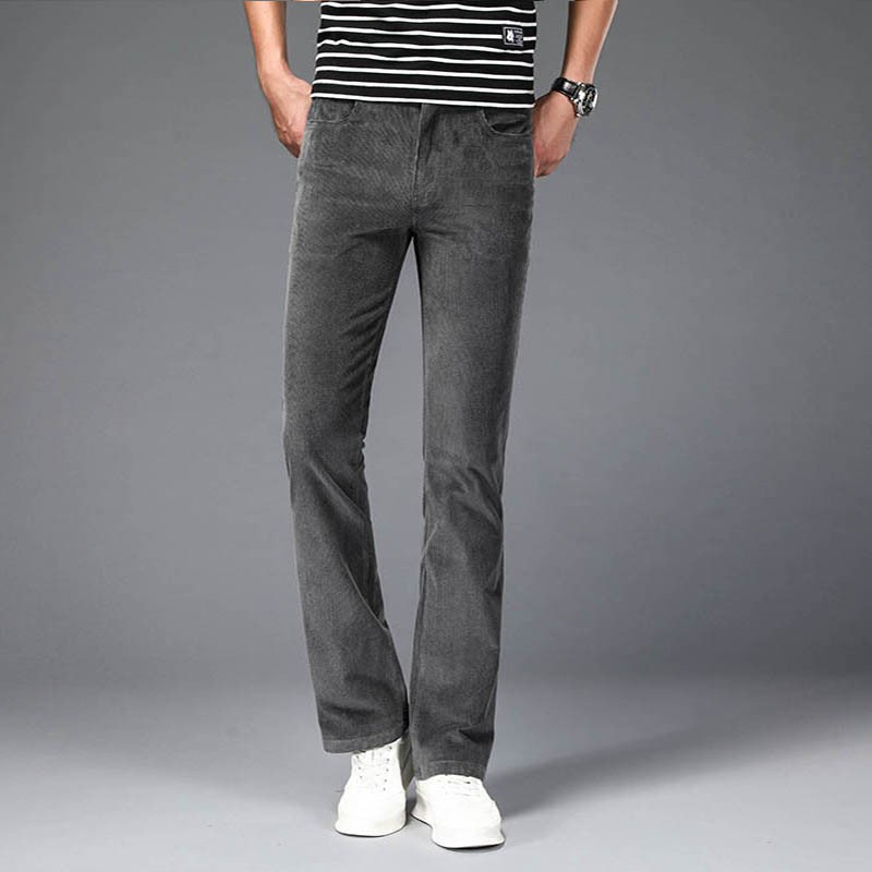 Korean Style Stretch Slim Flared Pants