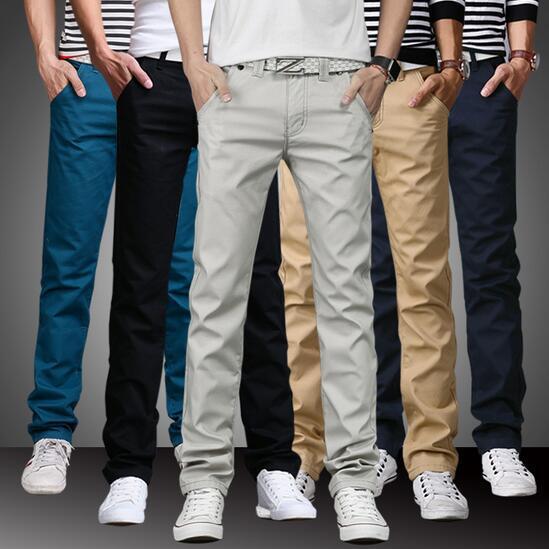 Title 5, Korean Style Slim Straight broek voor jonge man...