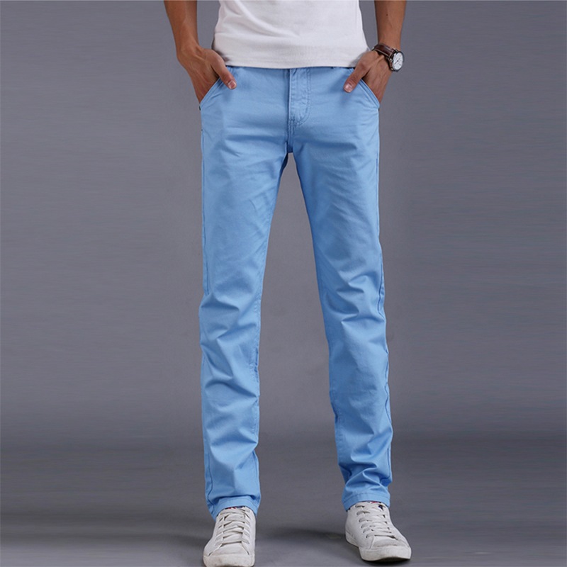 Title 8, Korean Style Slim Straight broek voor jonge man...