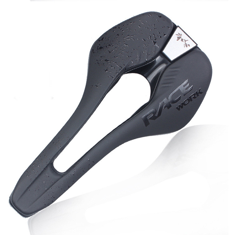 Bicycle Eating Saddle Cushion, Microfiber Leather, Hollow, Comfortable, Breathable, Foldable - Image 4