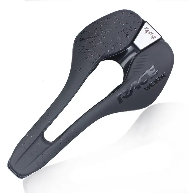 Bicycle Eating Saddle Cushion, Microfiber Leather, Hollow, Comfortable, Breathable, Foldable