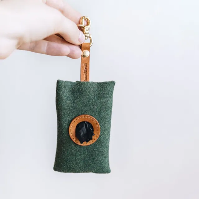 Hanging Waist Portable Dog Poop Bag Green - Shop at LoveMi