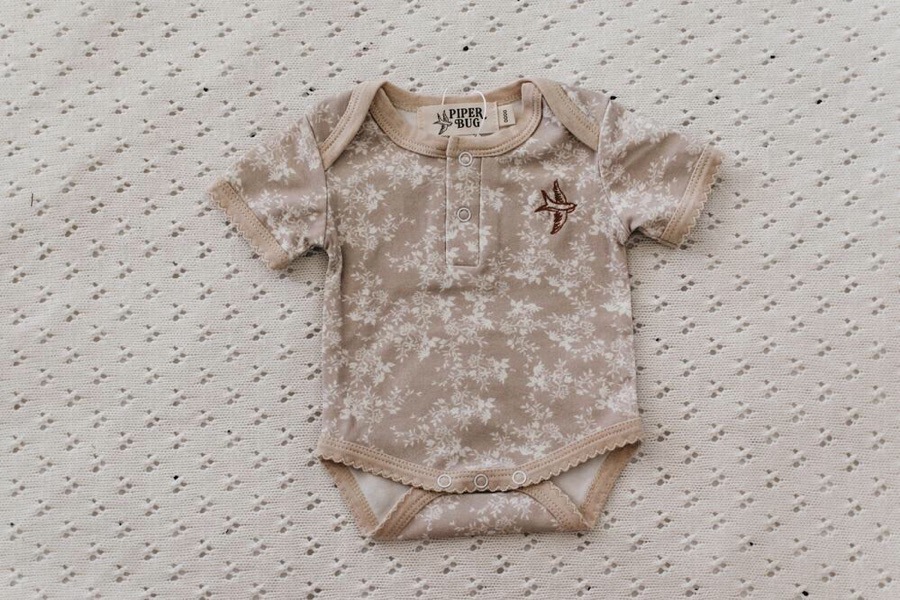 Piper Series Soft Camisole Short Sleeve Romper Bag Fart