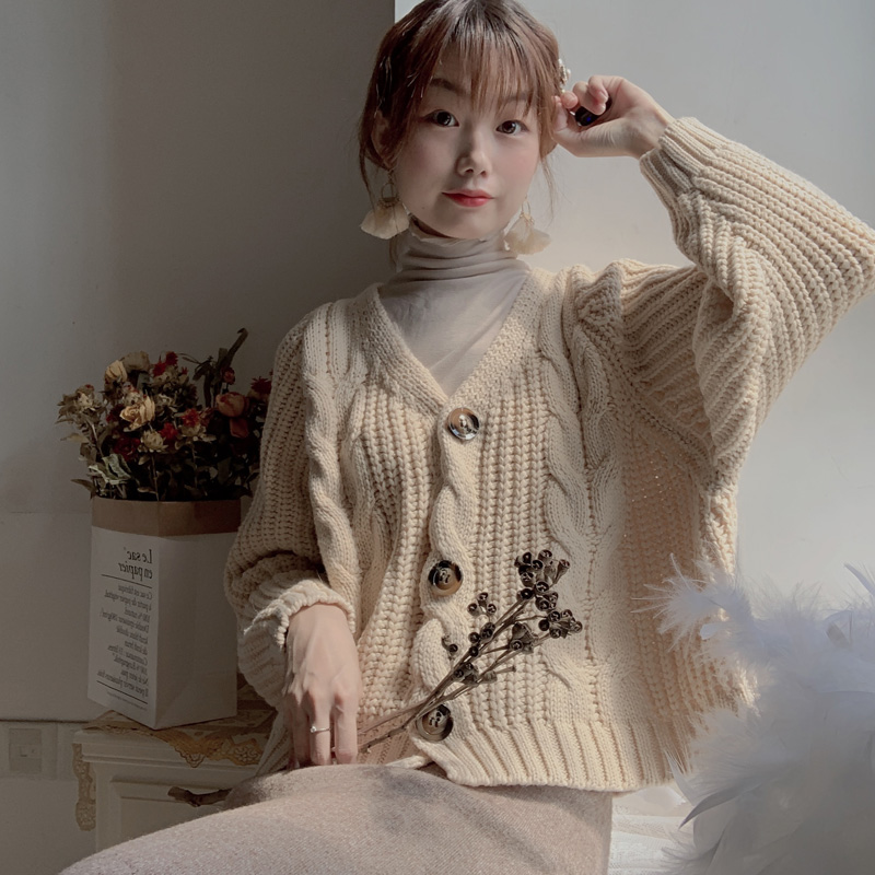 Title 5, Lazy Wind Autumn Winter Sweater Cardigan Loose ...