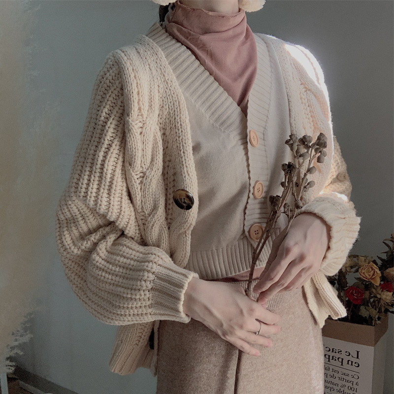 Title 2, Lazy Wind Autumn Winter Sweater Cardigan Loose ...