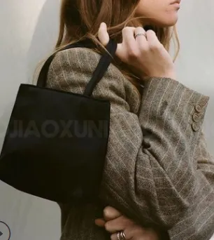 Designer Handbag Tote Bag Crossbody Bag Square Satin Messenger Shoulder Small Vintage Black - Shop at LoveMi