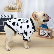 Pet Clothing Law Fights Pug Dog Autumn Winter Sweater White - Shop at LoveMi