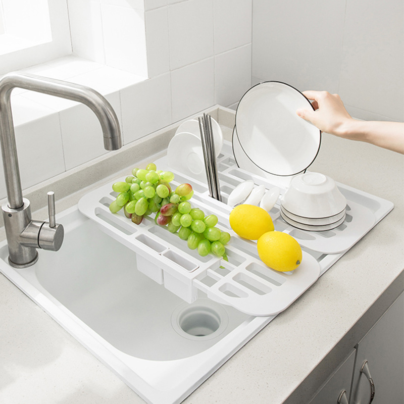 Pull-out Drain Rack, Fruit and Vegetable Drain Board,Retractable