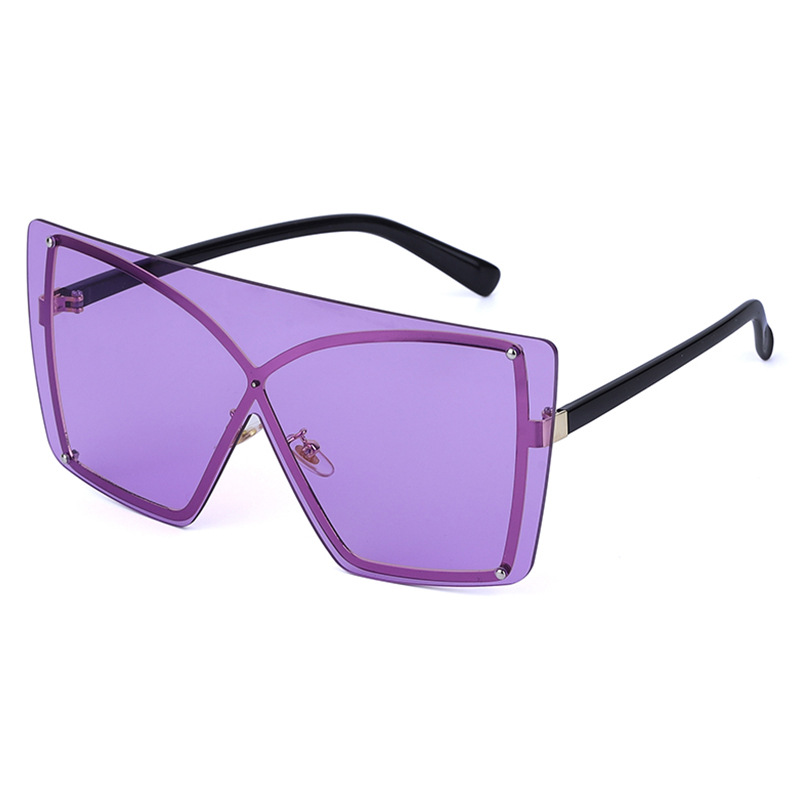 Title 4, Fashion Oversized Sunglasses Women Rimless Sq...