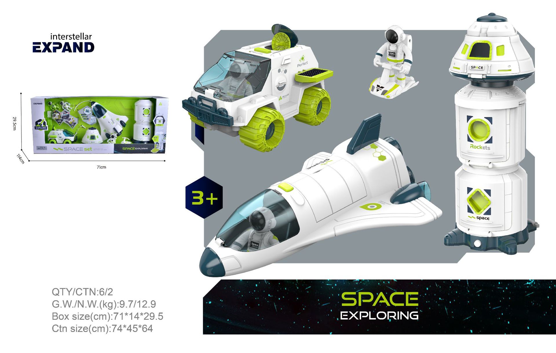 Title 5, Modèle spatial Navette Station spatiale Fusée A...