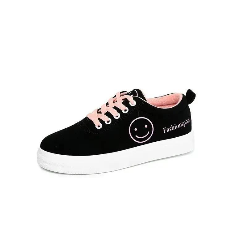 Student White Shoes Flat Korean Style Trendy Casual Sports Shoes Women's Shoes