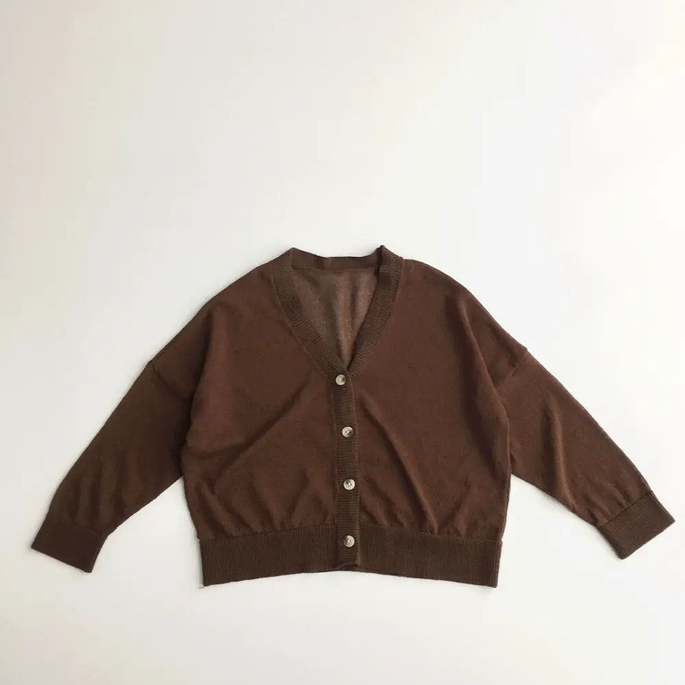 Childrens Ice Silk Cardigan New Korean Clothing Jacket