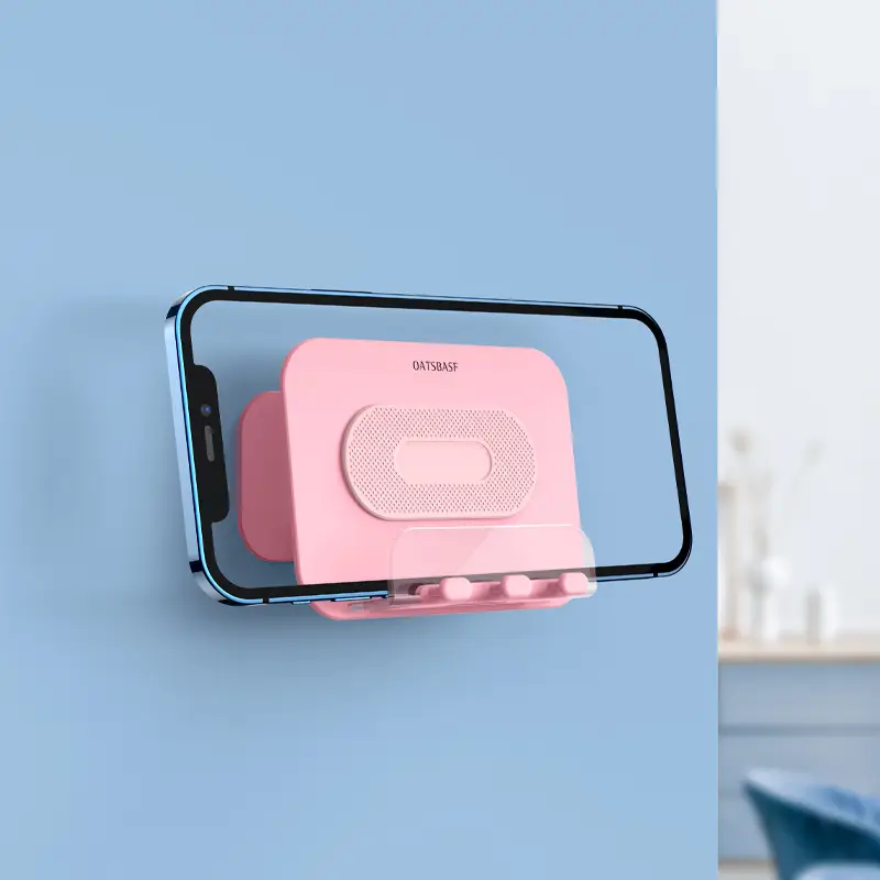 Wall Mobile Phone Holder Wall Punch-Free Paste Type Kitchen Bedroom Bedside Fixed