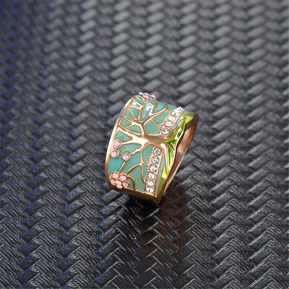 Creative Retro Fashion Ladies Epoxy Ring