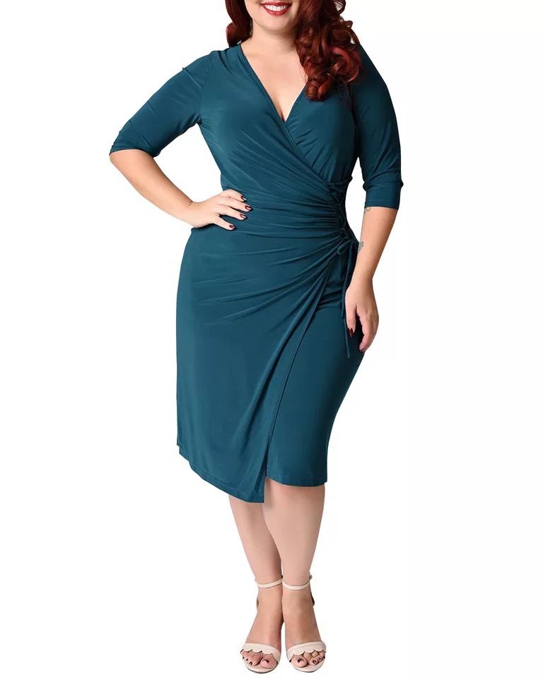 V Sexy Elegant Hot Selling Plus Size Dress