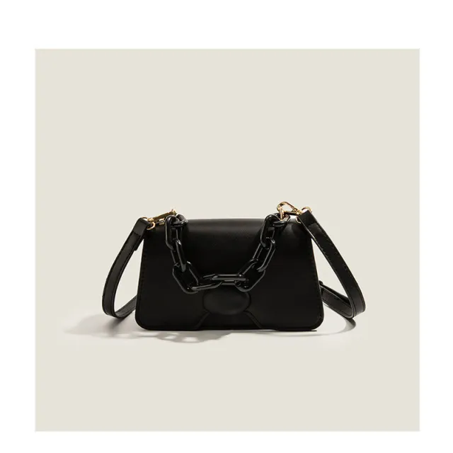Popular All match Fashion Net Celebrity Ocean Summer Chain Messenger Bag Black - Shop at LoveMi