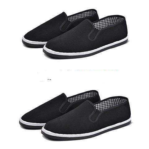 Plastic thread cloth shoes