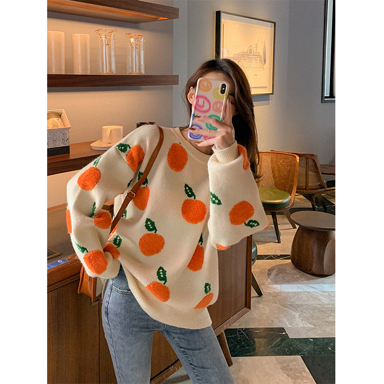 Outer Wear Loose And Lazy Pullover Sweet Student Sweater